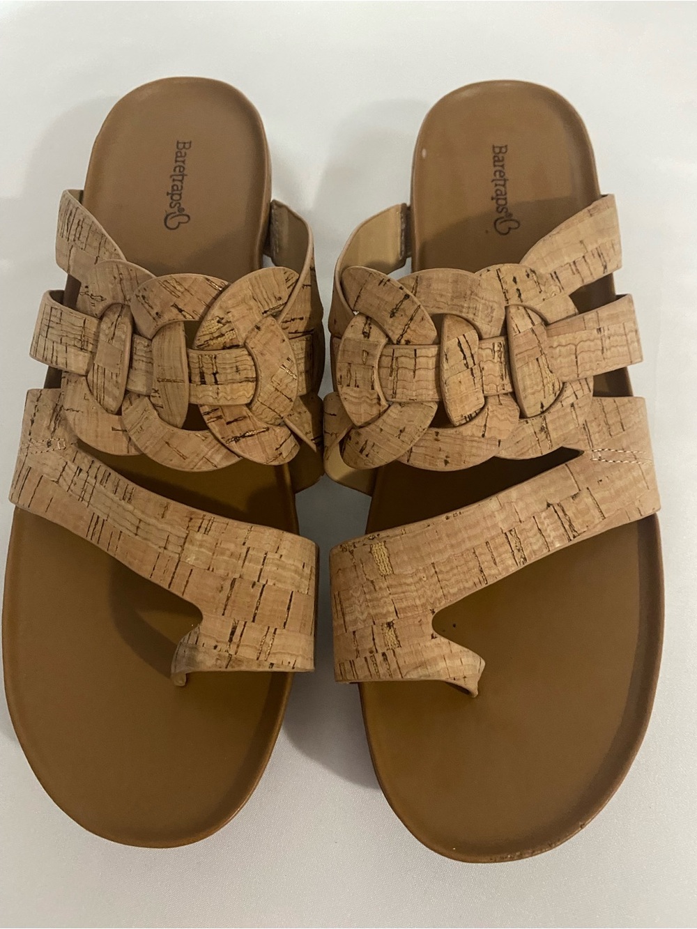 Women’s BareTraps Corkscrew Sandals Size 9.5 Used